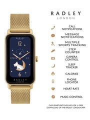 Radley Ladies Gold Series 21 Smart Mesh Lozenge Watch RYS21-4014 - Image 4 of 6