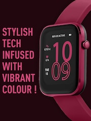 Reflex Active Red Series 12 Berry Strap Smart Watch - Image 6 of 6