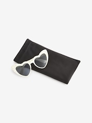 White Kids Beaded Sunglasses - Image 4 of 5