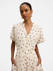 Forever New Cream Jemma Petite Shirt Midi Dress - Image 3 of 4
