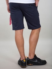Alpha Industries X-Fit Blue 100% Cotton Shorts - Image 2 of 5