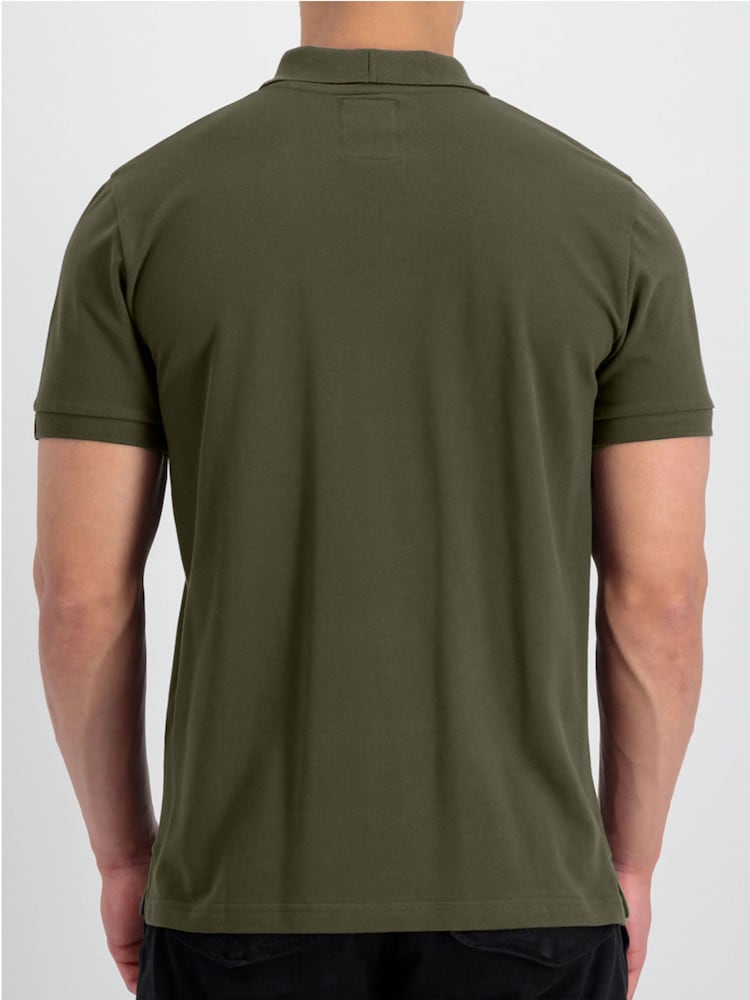 Alpha Industries X-Fit 100% Cotton Polo Shirt - Image 2 of 3 Alpha Industries X-Fit 100% Cotton Polo Shirt - Image 2 of 3