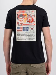 Alpha Industries 100% Cotton USN Blood Chit T-Shirt - Image 2 of 6
