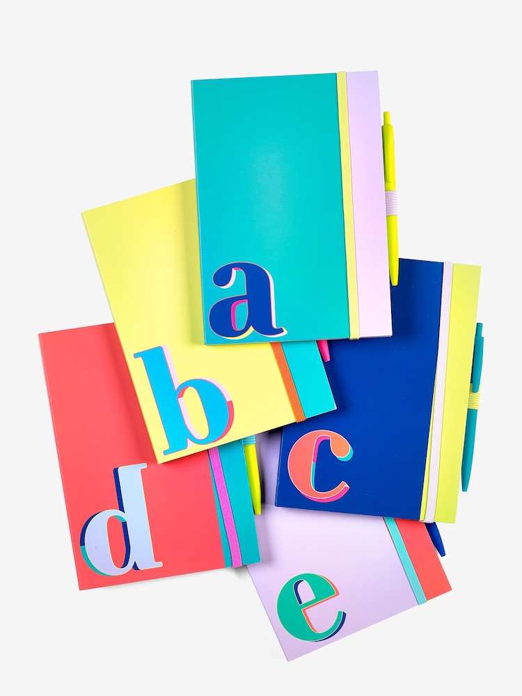Brights Monogram A5 Lined Notebook - Image 1 of 4