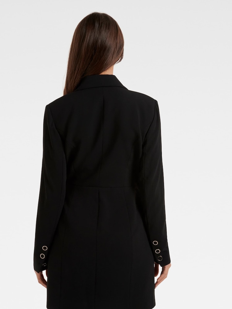 Forever New Black Kate Wrap Blazer Dress - Image 2 of 5