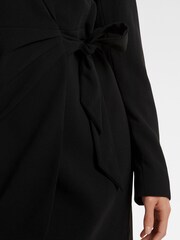 Forever New Black Kate Wrap Blazer Dress - Image 5 of 5