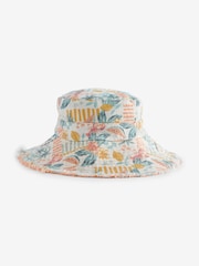 Coral Pink/Lobster Reversible Bucket Hat - Image 6 of 7