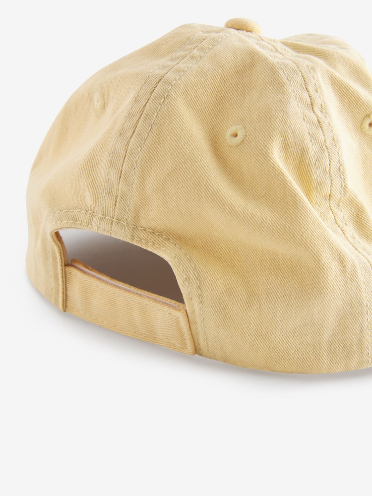 Washed Yellow Cap - Image 6 of 6