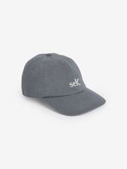self. Grey Embroidered Cap - Image 7 of 9