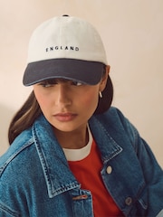 White/Navy England Cap - Image 2 of 5