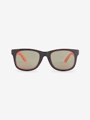 Negro/naranja - Gafas de sol con diseño preppy - Imagen 2 de 3