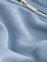Blau - Bomberjacke aus Tencel - Bild 6 von 6