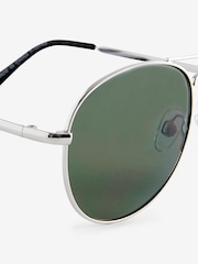 Silber/Khaki - Stil-Sonnenbrillen - Bild 3 von 3