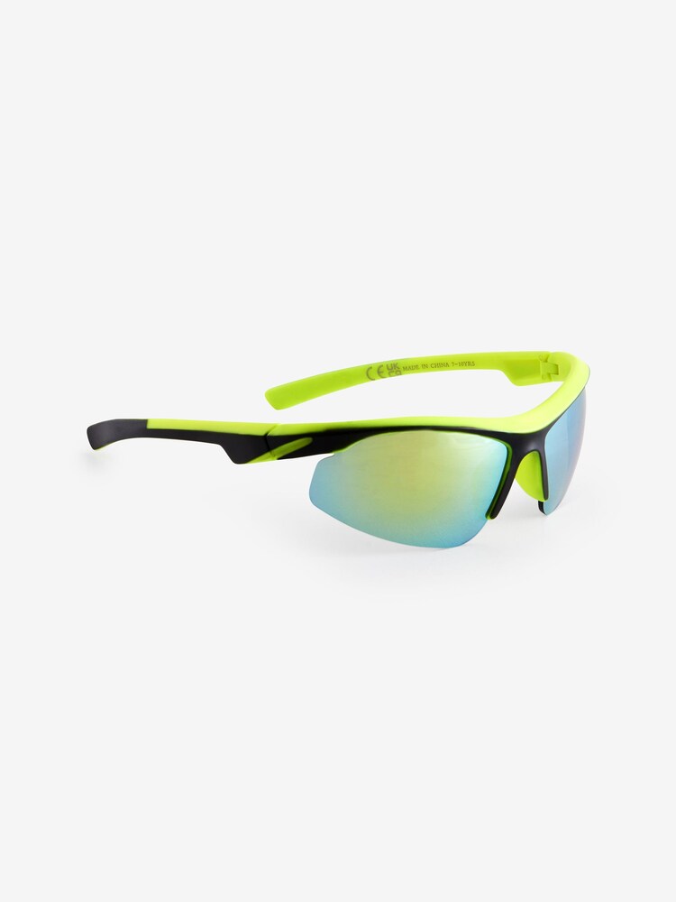 Fluro Yellow Sporty Sunglasses - Image 1 of 3