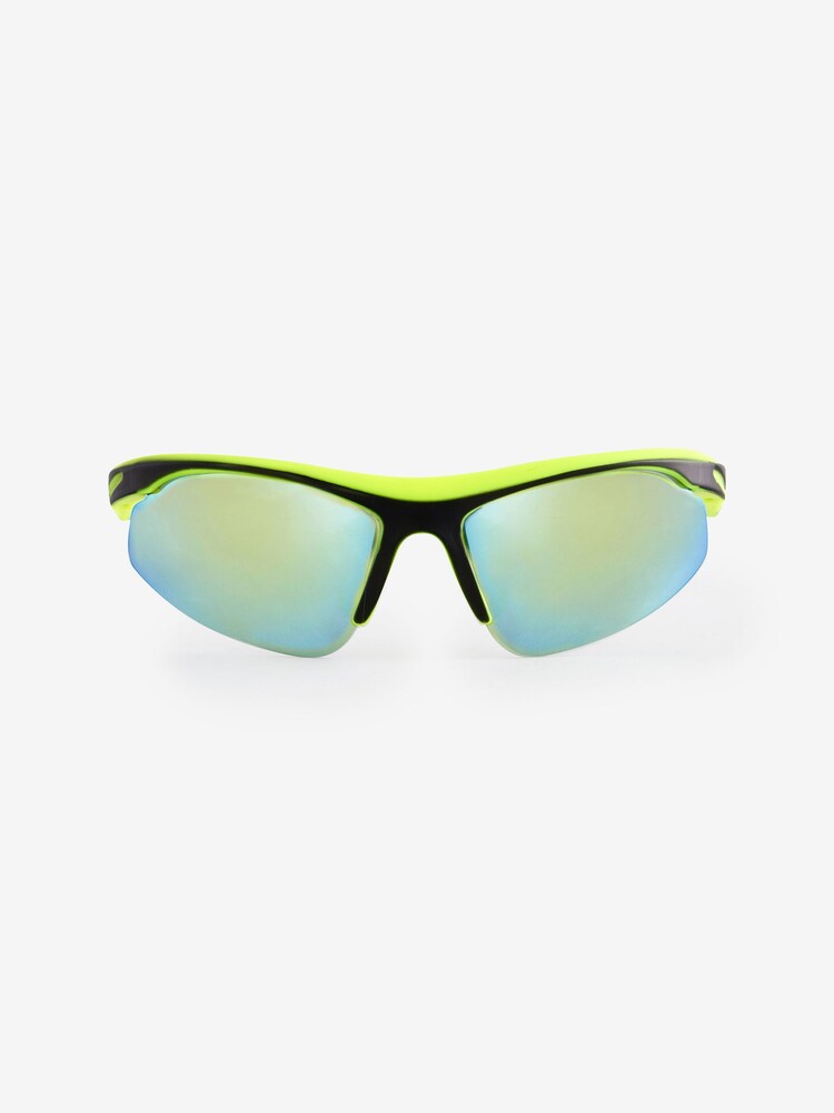 Fluro Yellow Sporty Sunglasses - Image 2 of 3