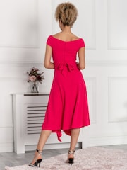 Pink - Jolie Moi Desiree Ausgestelltes, gerüschtes Kleid - Bild 2 von 5