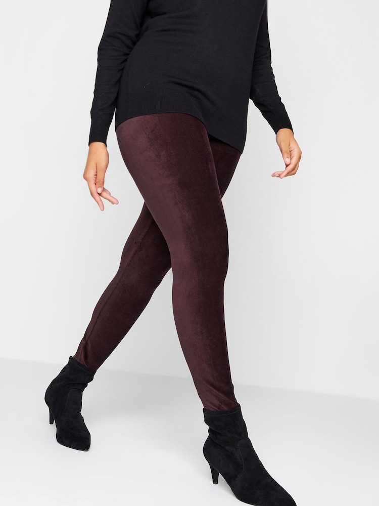 M&Co Purple Cord Leggings - Image 1 of 4