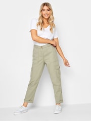 M&Co Sage Green Cargo Trousers - Image 1 of 4