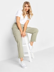 M&Co Sage Green Cargo Trousers - Image 2 of 4