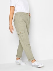 M&Co Sage Green Cargo Trousers - Image 3 of 4