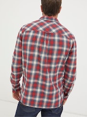 FatFace Red Nevis Check Shirt - Image 2 of 5