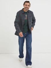 FatFace Green Nevis Check Shirt - Image 3 of 5