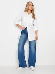 Long Tall Sally White Oversized 100% Cotton Shirt - Image 2 of 4