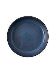 Dutch Rose Set of 4 Blue Sapphire Pasta Plates - Image 4 of 4