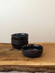 Dutch Rose Blue Sapphire Set of 4 Bowls - Image 2 of 3