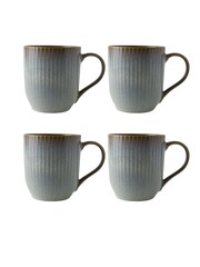 Dutch Rose Grey Sapphire Set of 4 Mugs 41cl - Image 2 of 2