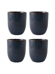 Dutch Rose Blue Sapphire Set of 4 Beakers 26cl - Image 3 of 4
