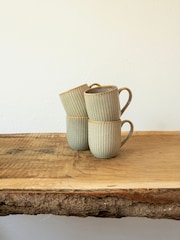 Dutch Rose Grey Sapphire Set of 4 Mini Mugs 26cl - Image 1 of 5