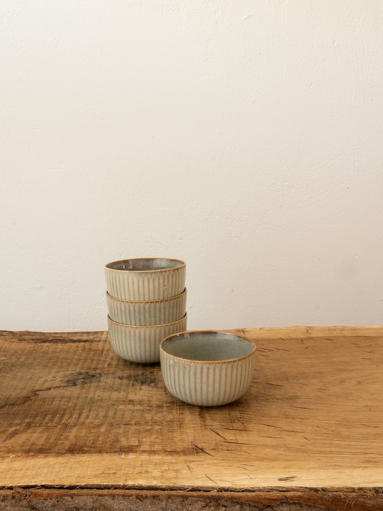 Dutch Rose Grey Sapphire Set of 4 Bowls - Image 1 of 2