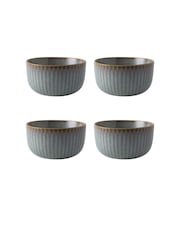Dutch Rose Grey Sapphire Set of 4 Bowls - Image 2 of 2