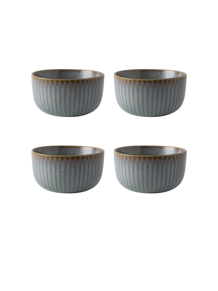 Dutch Rose Grey Sapphire Set of 4 Bowls - Image 2 of 2
