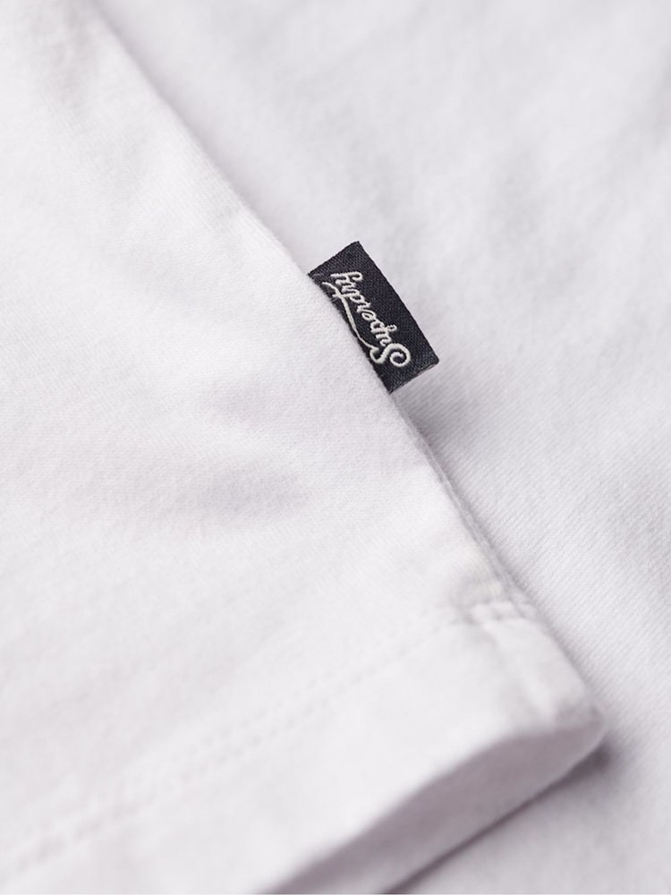Superdry Blue 100% Cotton Essential Logo Retro T-Shirt - Image 10 of 10