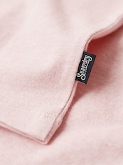 Superdry Pink Essential Logo Raglan T-Shirt - Image 5 of 6