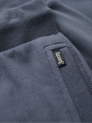 Superdry Blue Essential Logo 100% Cotton Joggers - Image 5 of 6