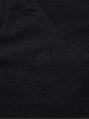 Schwarz - Superdry Tanktop mit U-Ausschnitt - Bild 7 von 7