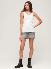 Weiß - Superdry Tanktop mit U-Ausschnitt - Bild 2 von 5