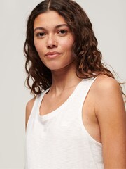 Weiß - Superdry Tanktop mit U-Ausschnitt - Bild 3 von 5