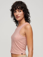 Superdry Pink Ruched Tank Top - Image 4 of 6