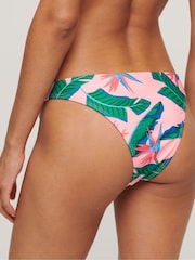 Superdry Pink Tropical Cheeky Bikini Bottoms - Image 2 of 5