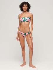 Superdry Pink Tropical Cheeky Bikini Bottoms - Image 4 of 5