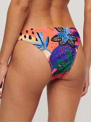 Superdry Blue Tropical Cheeky Bikini Bottoms - Image 2 of 5