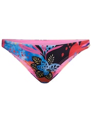 Superdry Blue Tropical Cheeky Bikini Bottoms - Image 5 of 5