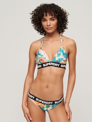 Superdry Blue Logo Classic Bikini Bottoms - Image 4 of 5