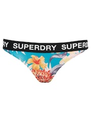 Superdry Blue Logo Classic Bikini Bottoms - Image 5 of 5
