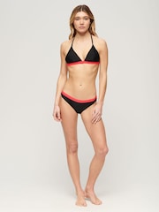 Superdry Black Triangle Elastic Bikini Top - Image 3 of 5
