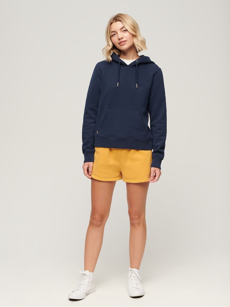 Superdry Navy Essential Logo Hoodie - Image 7 of 7
